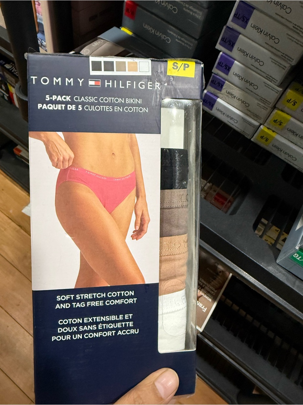 Tommy Hilfiger Men's 5-Pack Classic Cotton Bikini Briefs - Pink & Neutrals